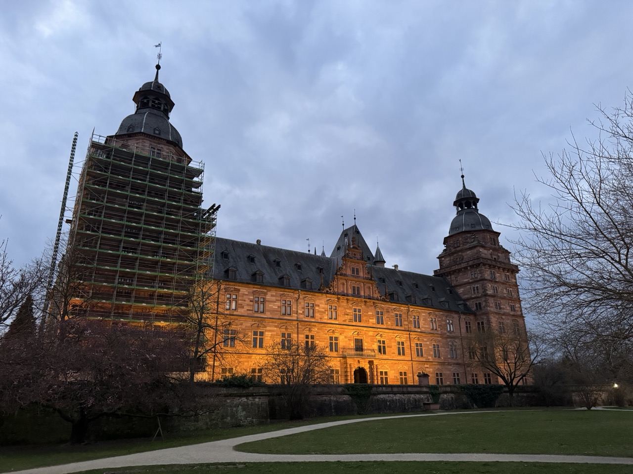 Schloss oder Stadtbild in Aschaffenburg