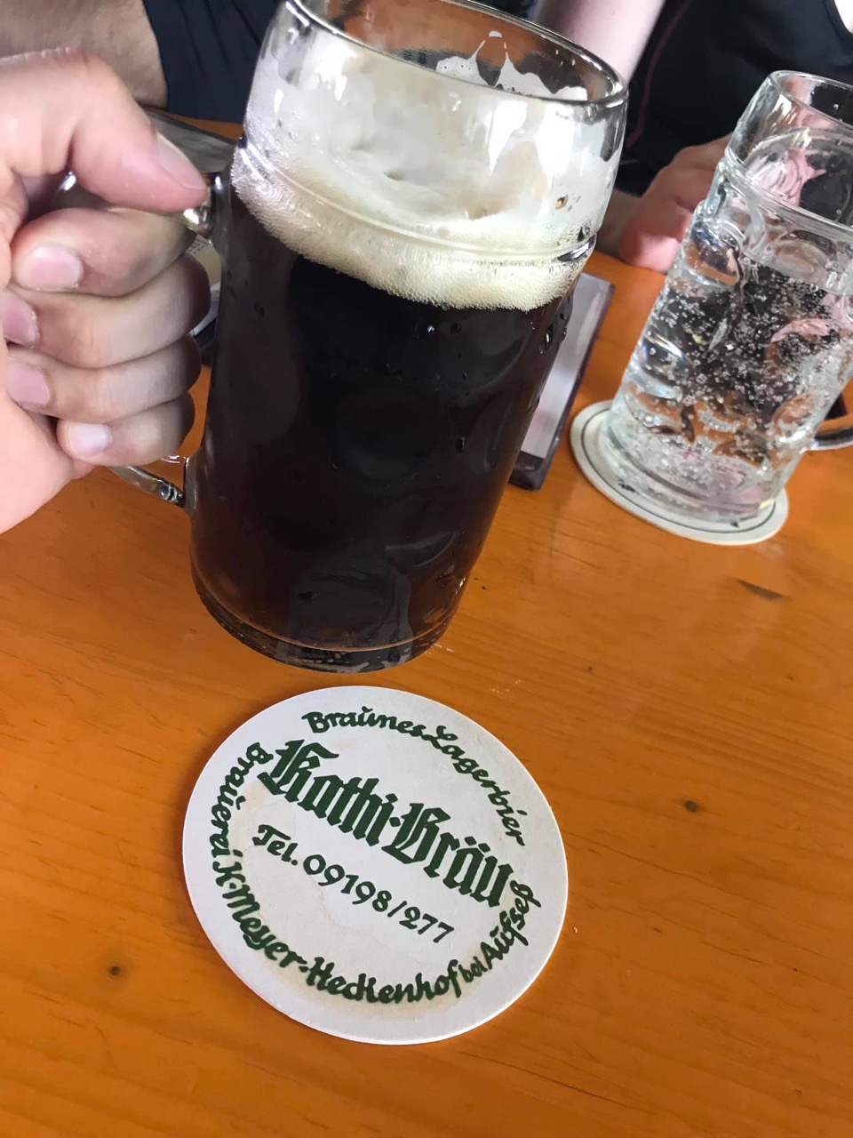 Dunkles Seidla von Kathi-Bräu in Heckenhof bei Aufseß