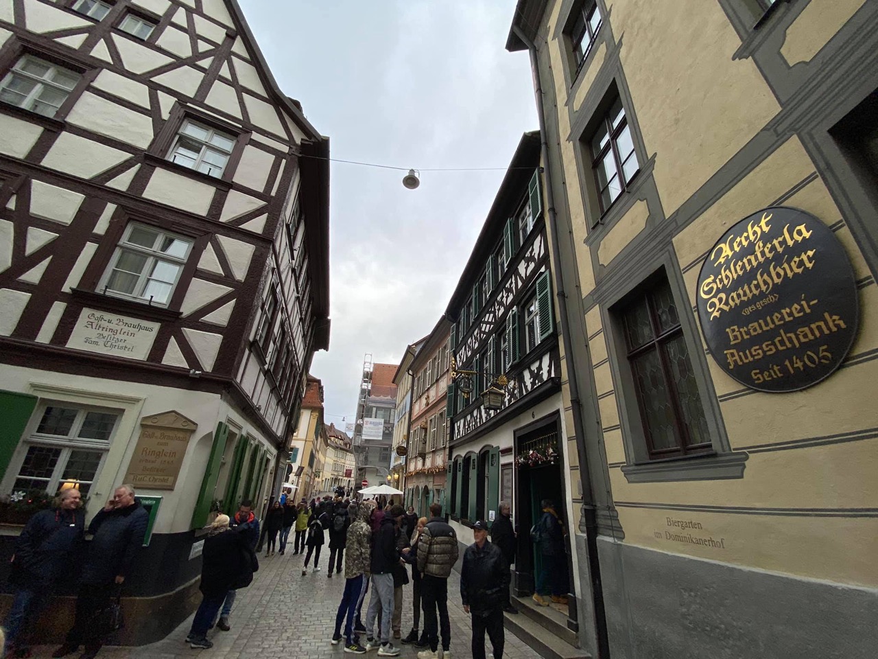 Brauereigasse in Bamberg als Bild für fränkische Brautradition