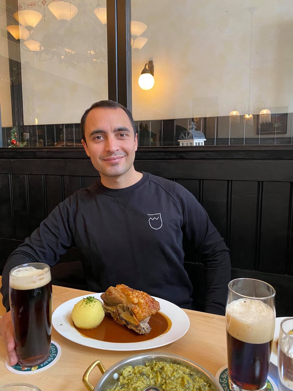 Rauchbier-Moment in Bamberg
