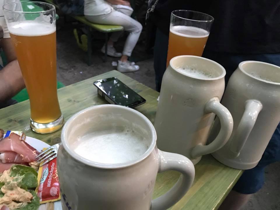 Bier beim Annafest in Forchheim