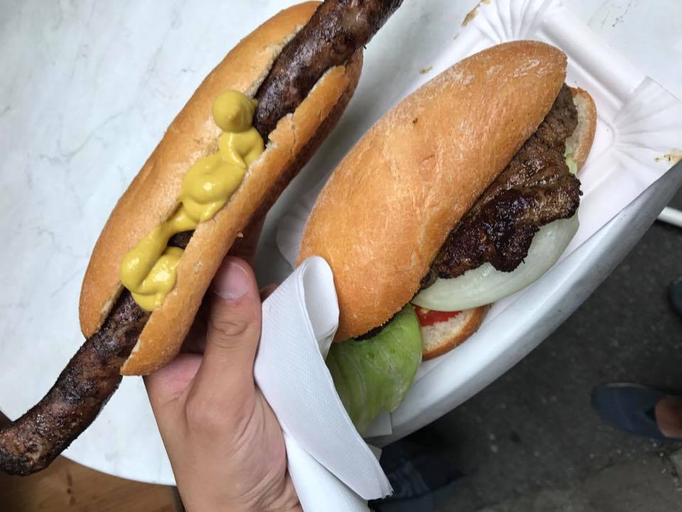 Essen beim Annafest in Forchheim
