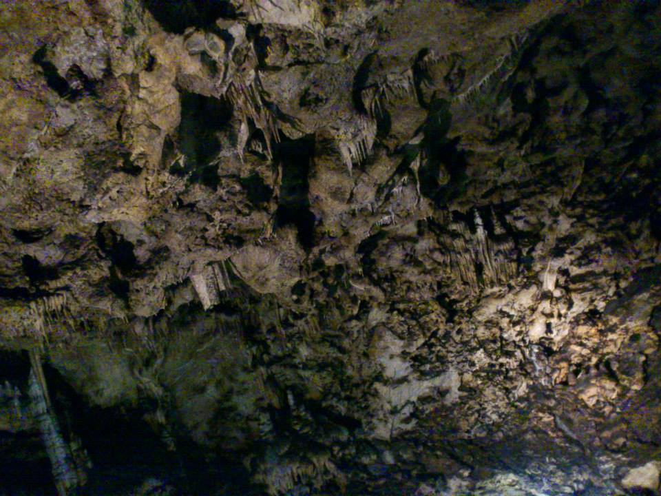 Inside Maximiliansgrotte cave