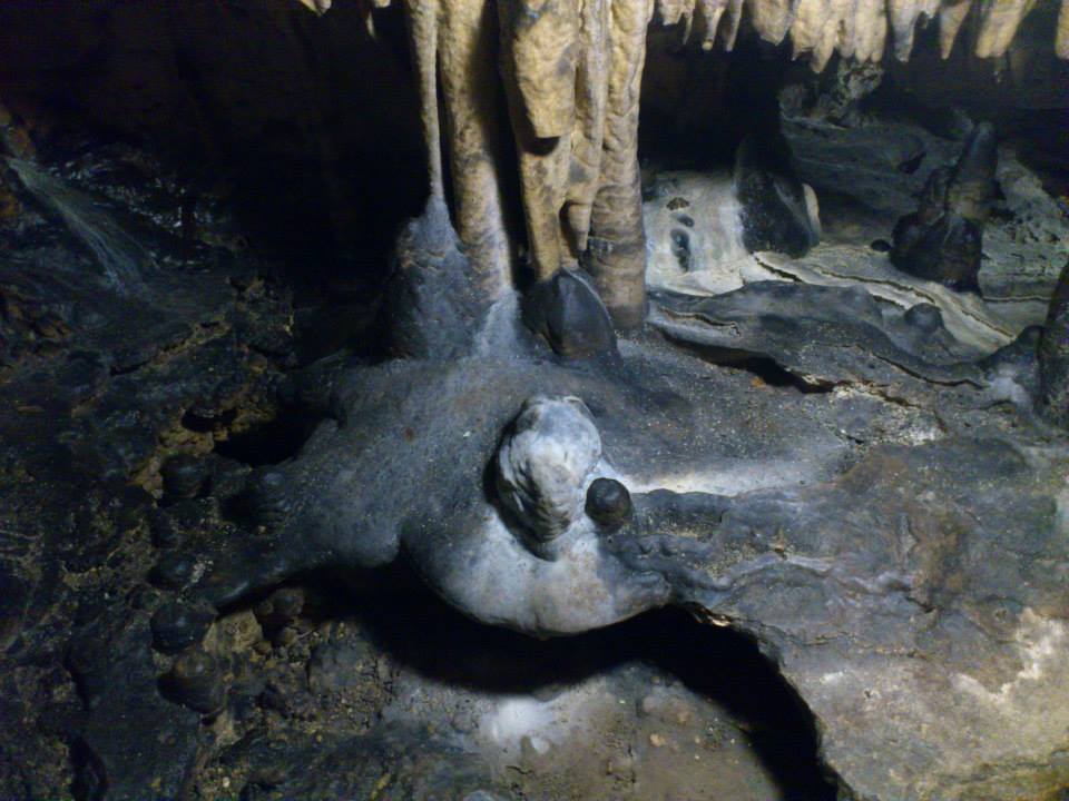 Rock or cave detail at Maximiliansgrotte