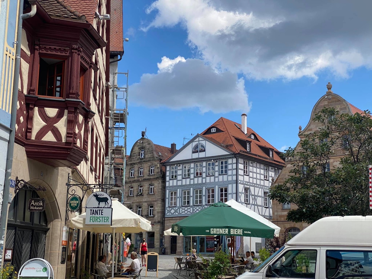 Fürth old town or cityscape