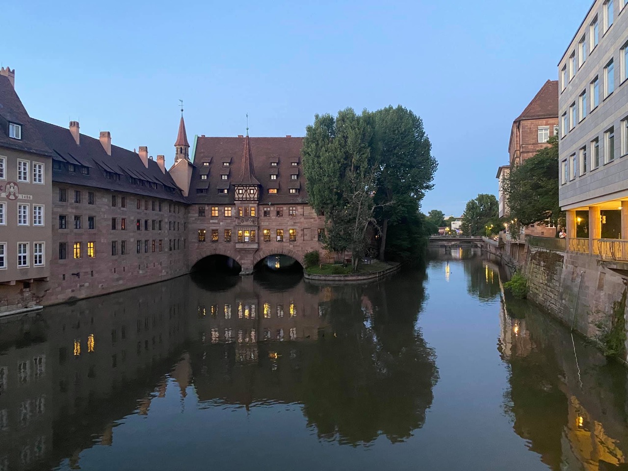 Abendstimmung in Nürnberg