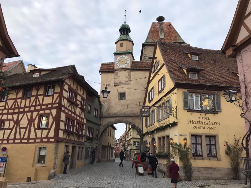 Old town in Rothenburg ob der Tauber