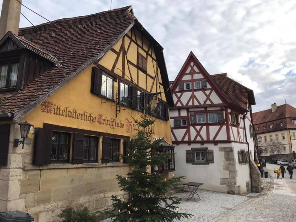 City detail in Rothenburg ob der Tauber