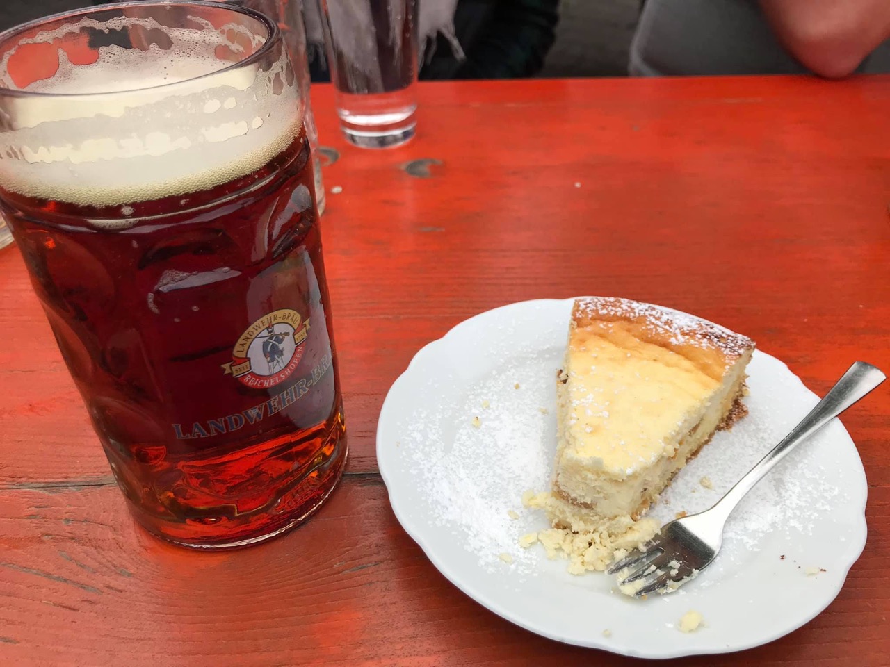 Food or beer stop after Schwarzachklamm